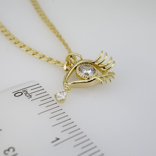 Cadena de Acero Bañada en Oro 14k – CH088 - Imagen 3