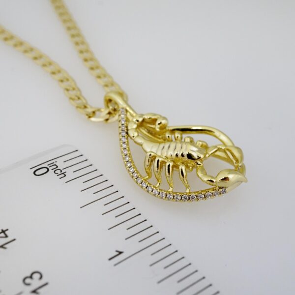 Cadena de Acero Bañada en Oro 14k – CH086 - Imagen 3