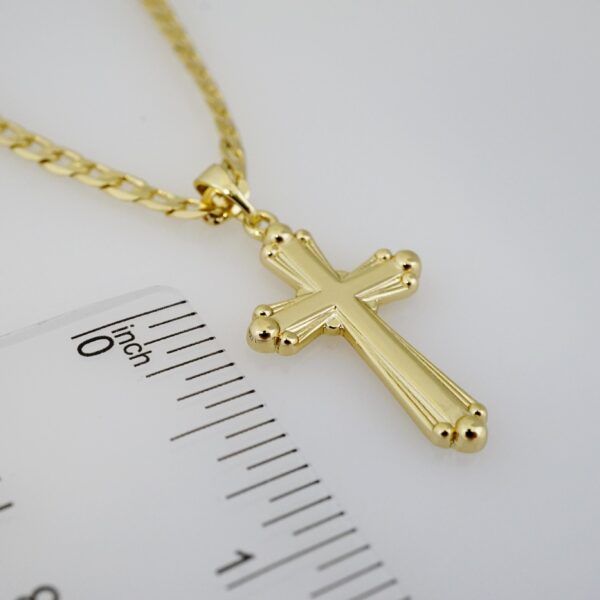 Cadena de Acero Bañada en Oro 14k – CH082 - Imagen 3