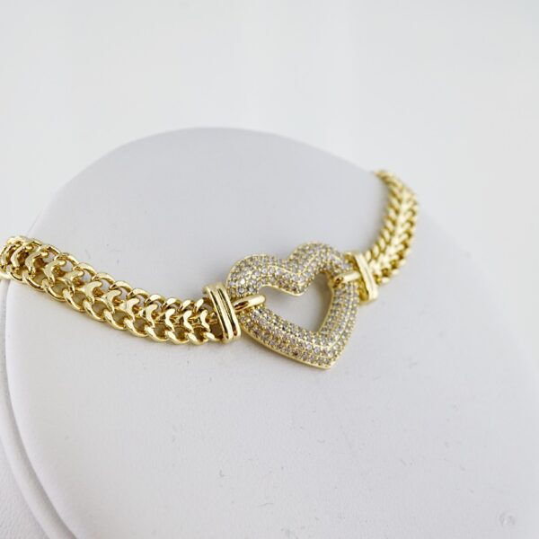 Set de Acero Inoxidable Bañado en Oro 14k - SET026 - Imagen 2