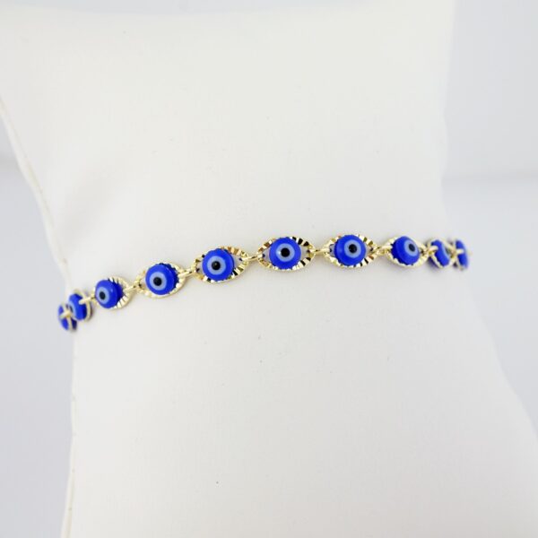 Brazalete de Acero Bañado en Oro 14k - BR059 - Imagen 2