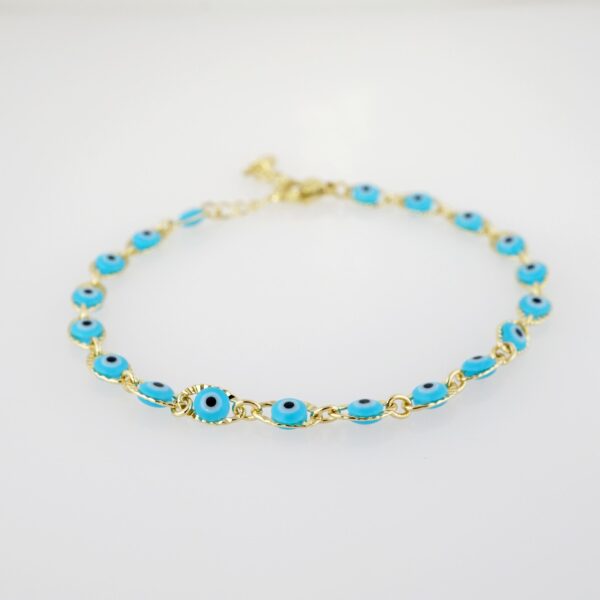 Brazalete de Acero Bañado en Oro 14k - BR055