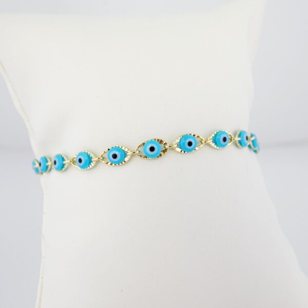 Brazalete de Acero Bañado en Oro 14k - BR055 - Imagen 2