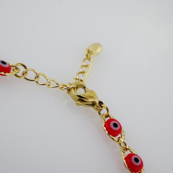 Brazalete de Acero Bañado en Oro 14k - BR054 - Imagen 3