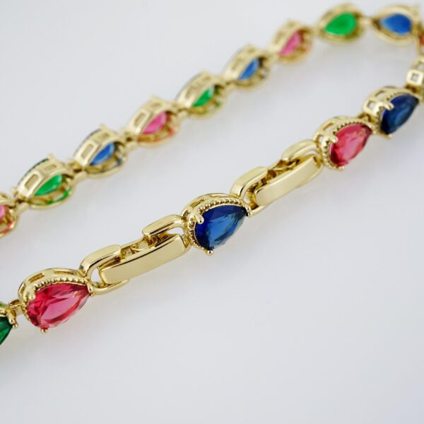 Brazalete de Acero Bañado en Oro 14k - BR053 - Imagen 3