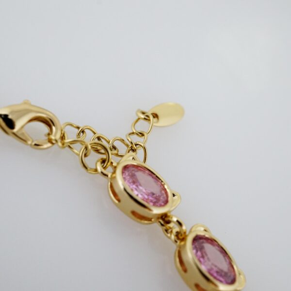 Brazalete de Acero Bañado en Oro 14k - BR050 - Imagen 3