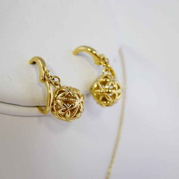 Set de Acero Inoxidable Bañado en Oro 14k - SET008 - Imagen 2