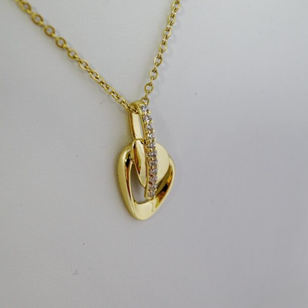 Set de Acero Inoxidable Bañado en Oro 14k - SET013 - Imagen 3