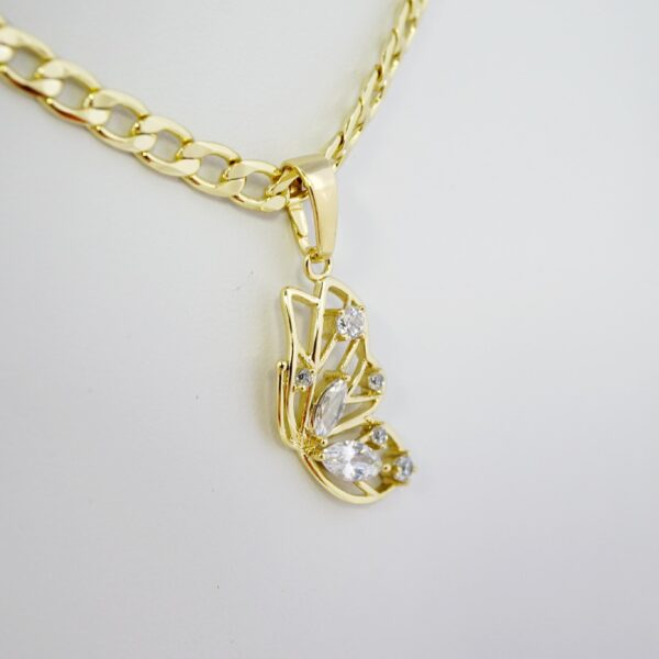Set de Acero Inoxidable Bañado en Oro 14k - SET006 - Imagen 2