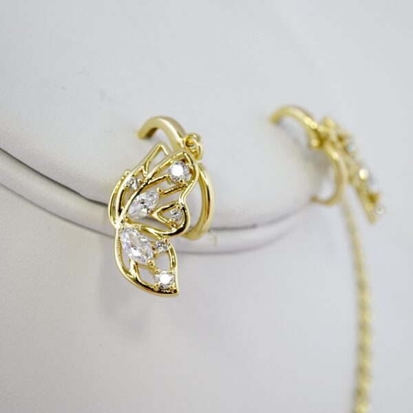 Set de Acero Inoxidable Bañado en Oro 14k - SET006 - Imagen 3