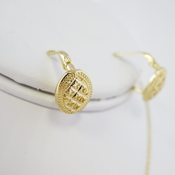 Set de Acero Inoxidable Bañado en Oro 14k - SET009 - Imagen 3
