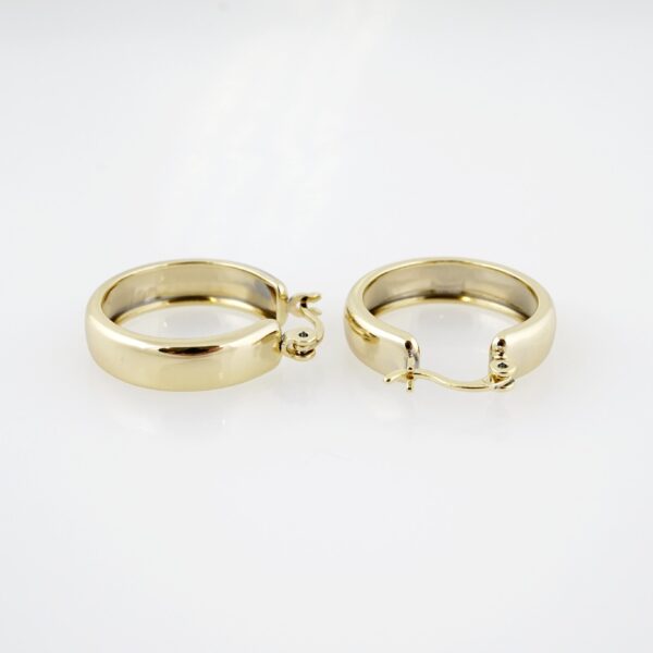 Arete de Acero Bañado en Oro 14k - EA146 - Imagen 2