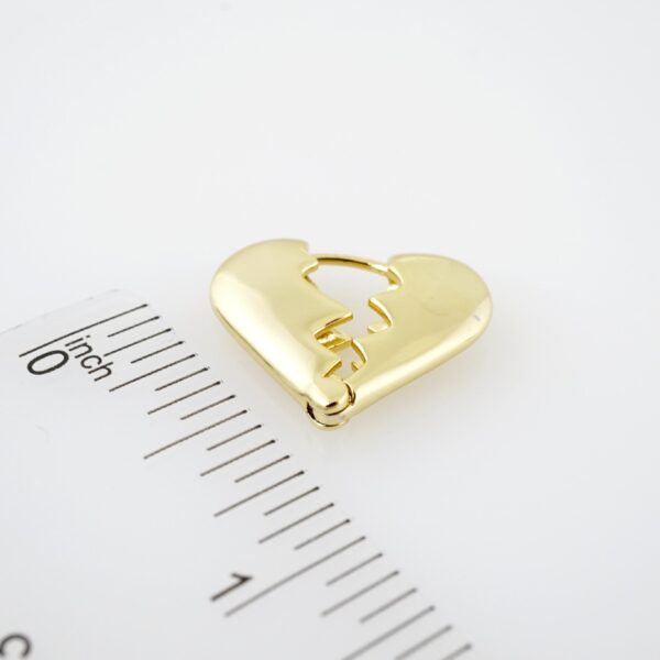Arete de Acero Bañado en Oro 14k - EA154 - Imagen 3