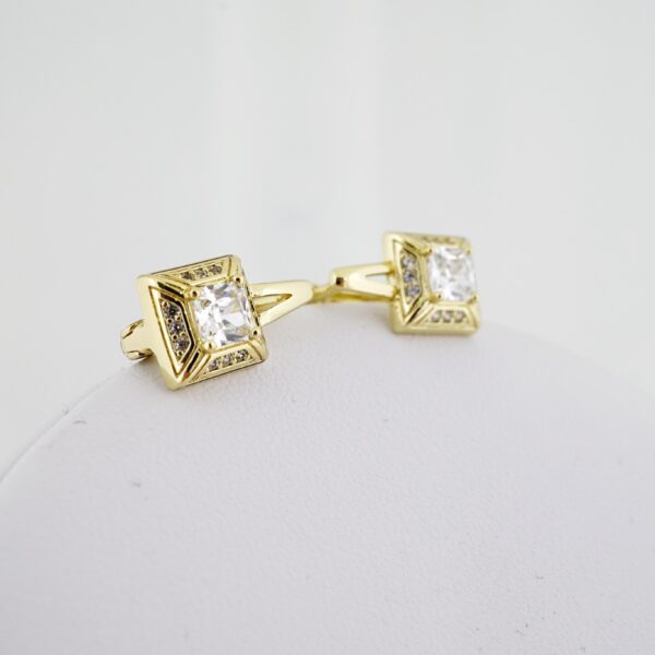 Set de Acero Inoxidable Bañado en Oro 14k - SET016 - Imagen 3