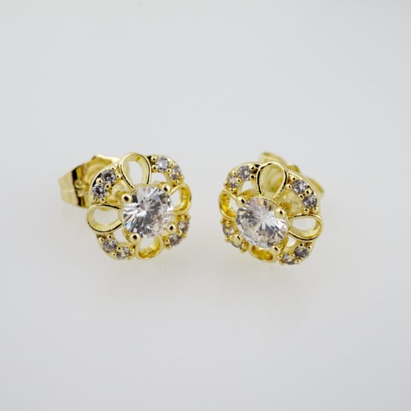Set de Acero Inoxidable Bañado en Oro 14k - SET023 - Imagen 2