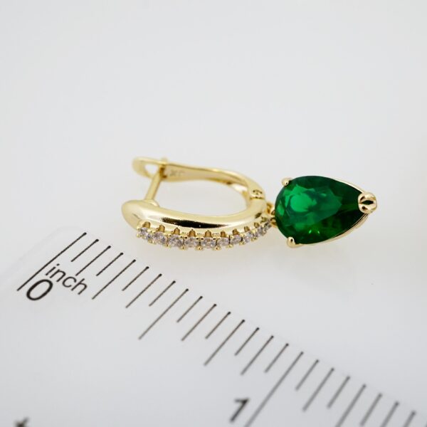Arete de Acero Bañado en Oro 14k - EA400 - Imagen 3