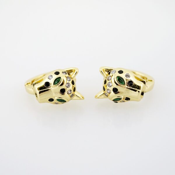 Arete de Acero Bañado en Oro 14k - EA360