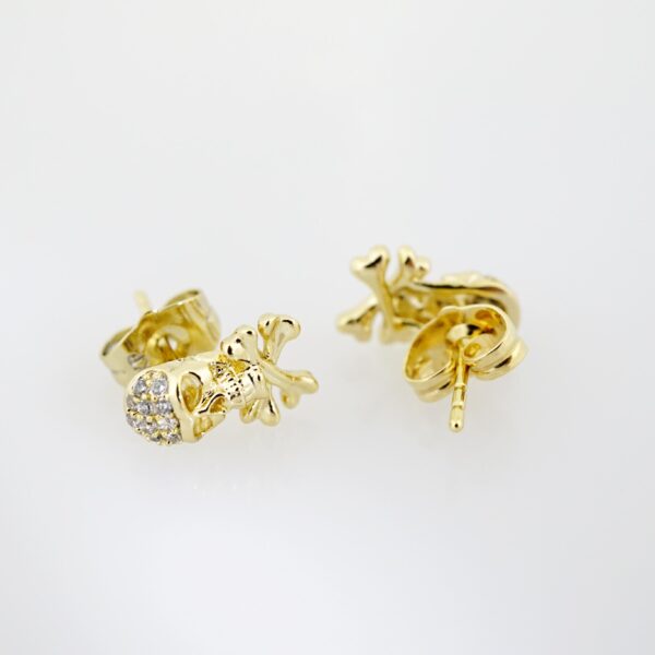 Arete de Acero Bañado en Oro 14k - EA265 - Imagen 2