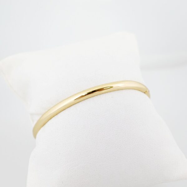 Pulso de Acero Bañado en Oro 14k - BA057 - Imagen 2