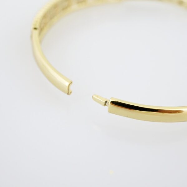 Pulso de Acero Bañado en Oro 14k - BA053 - Imagen 3