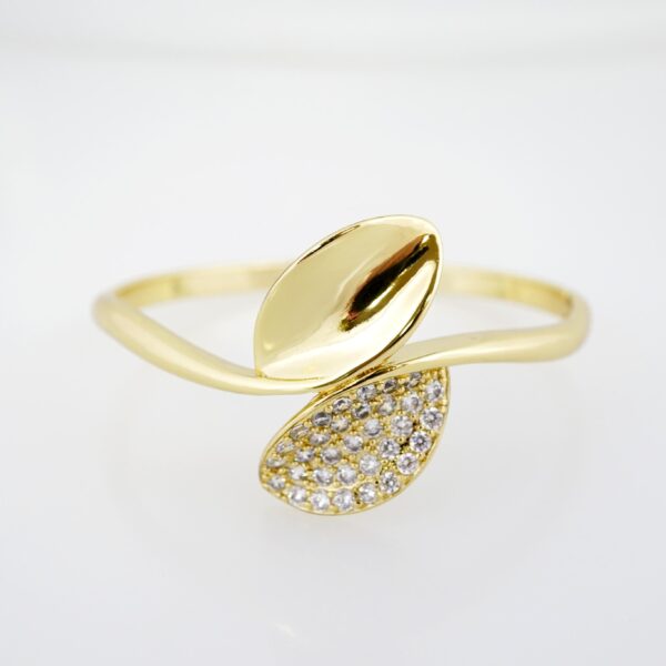 Pulso de Acero Bañado en Oro 14k - BA052