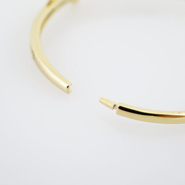 Pulso de Acero Bañado en Oro 14k - BA051 - Imagen 3