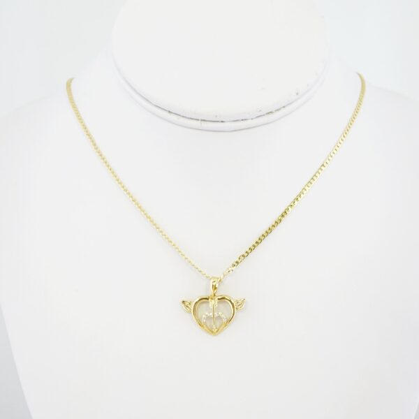 Set de Acero Inoxidable Bañado en Oro 14k - SET049