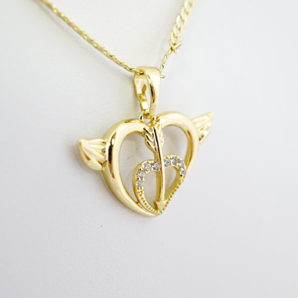 Set de Acero Inoxidable Bañado en Oro 14k - SET049 - Imagen 2