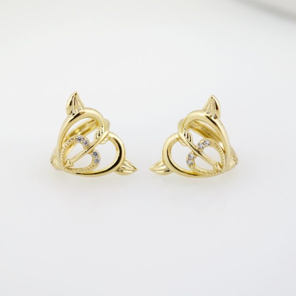 Set de Acero Inoxidable Bañado en Oro 14k - SET049 - Imagen 3