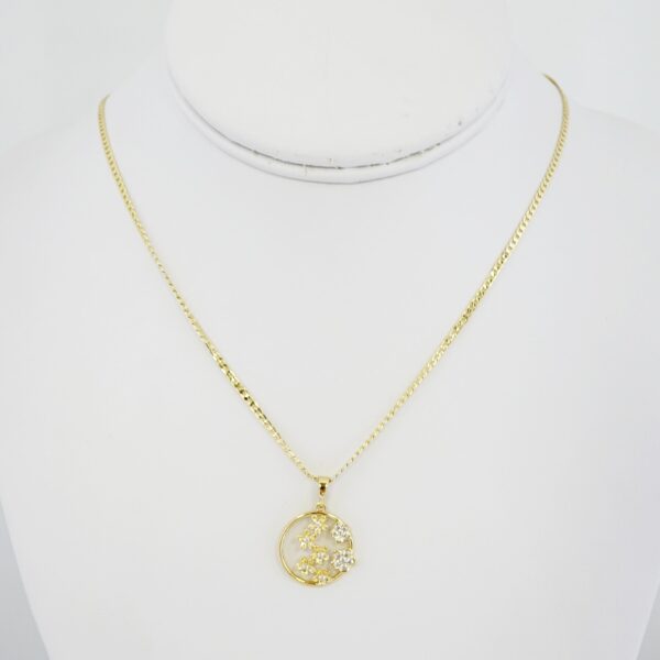 Set de Acero Inoxidable Bañado en Oro 14k - SET048