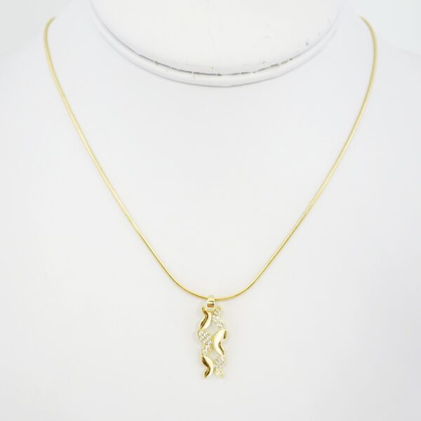 Set de Acero Inoxidable Bañado en Oro 14k - SET047