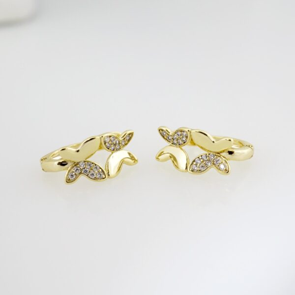 Set de Acero Inoxidable Bañado en Oro 14k - SET047 - Imagen 2