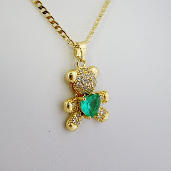 Set de Acero Inoxidable Bañado en Oro 14k - SET136 - Imagen 2