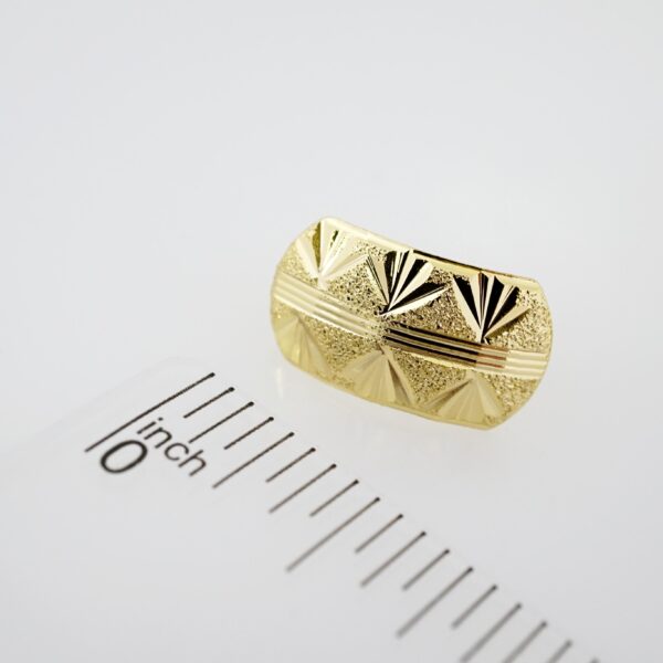 Arete de Acero Bañado en Oro 14k - EA436 - Imagen 3