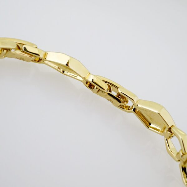 Brazalete de Acero Bañado en Oro 14k - BR060 - Imagen 3
