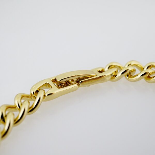 Brazalete de Acero Bañado en Oro 14k - BR062 - Imagen 3