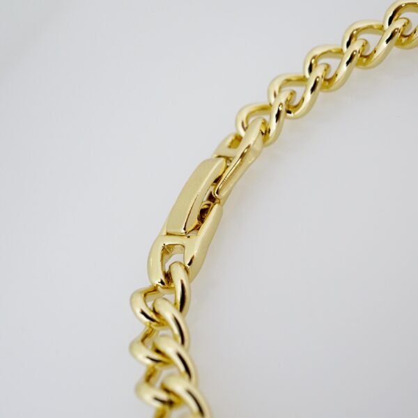 Brazalete de Acero Bañado en Oro 14k - BR064 - Imagen 2