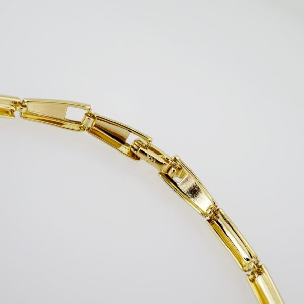 Brazalete de Acero Bañado en Oro 14k - BR069 - Imagen 3