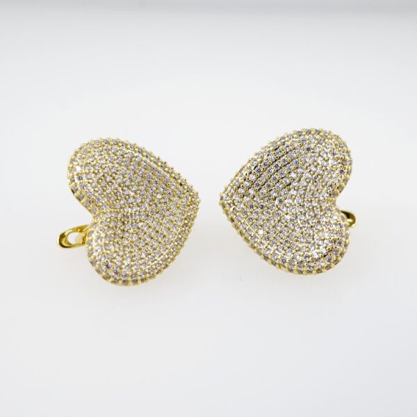 Arete de Acero Bañado en Oro 14k - EA109