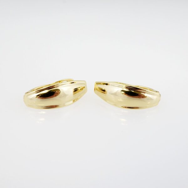 Arete de Acero Bañado en Oro 14k - EA261