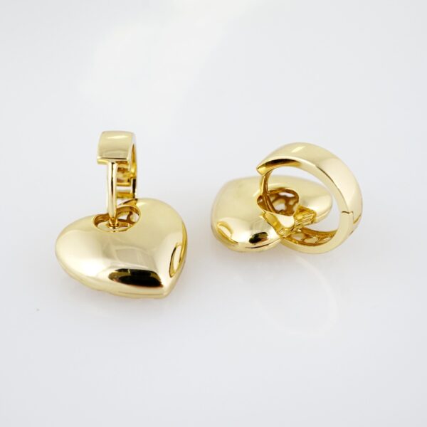Arete de Acero Bañado en Oro 14k - EA353 - Imagen 2