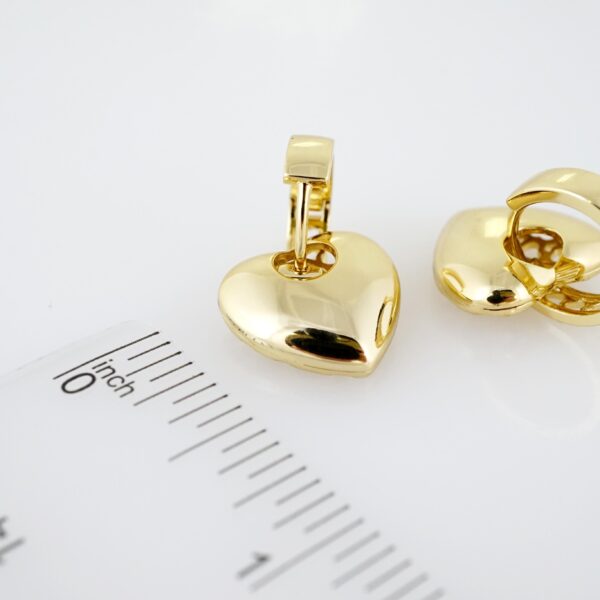 Arete de Acero Bañado en Oro 14k - EA353 - Imagen 3