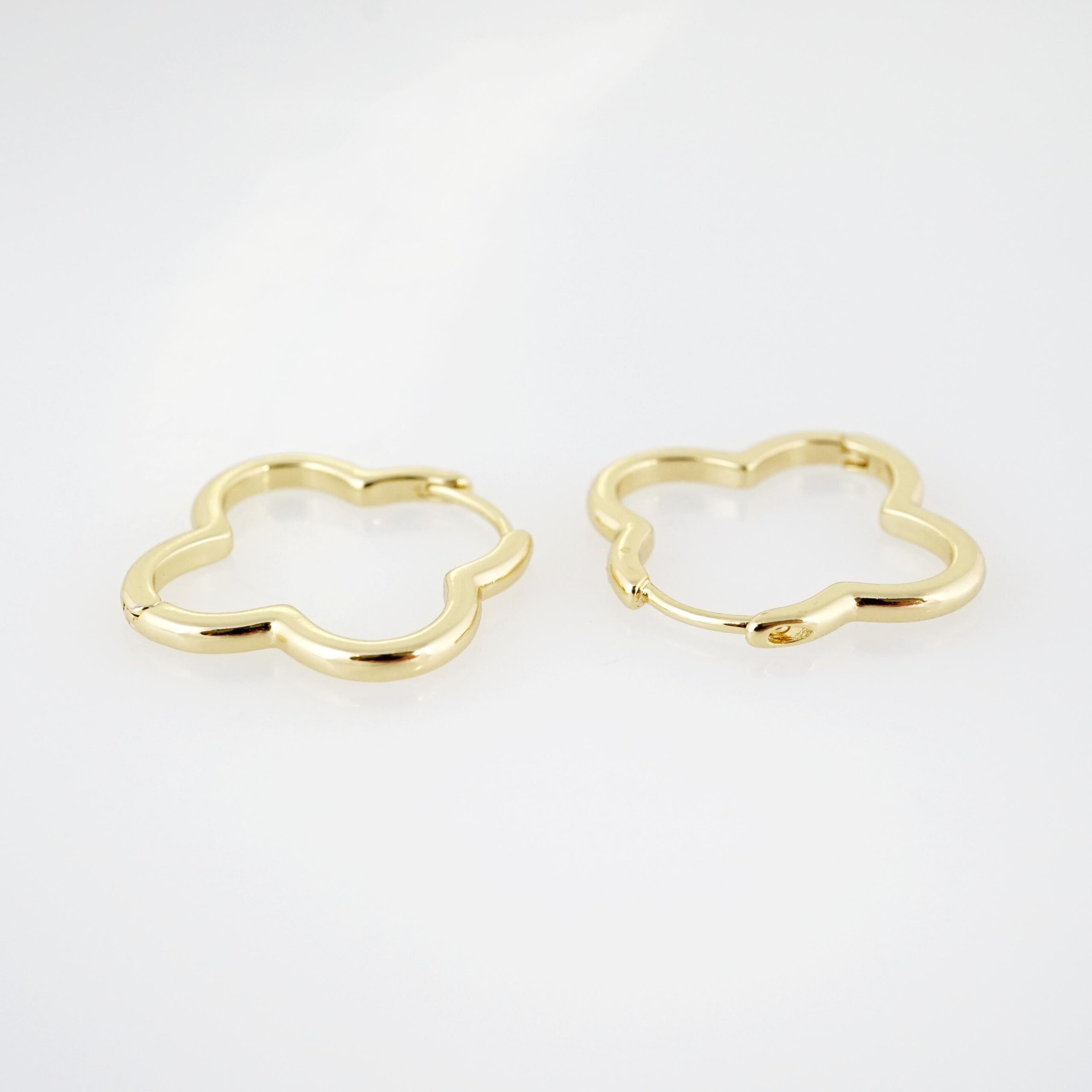 Arete de Acero Bañado en Oro 14k - EA345 - Imagen 2