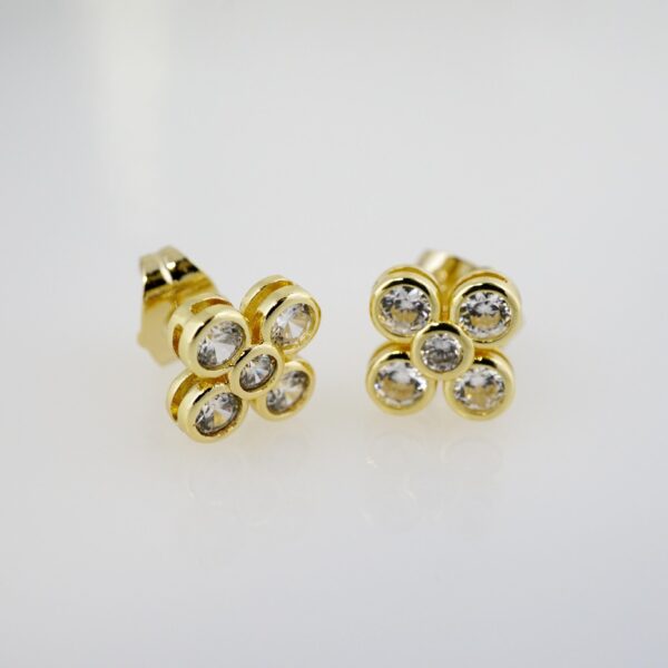 Set de Acero Inoxidable Bañado en Oro 14k - SET038 - Imagen 2