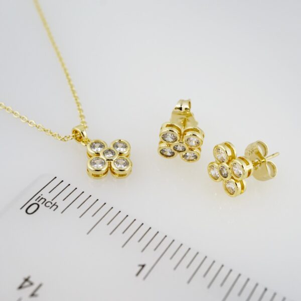 Set de Acero Inoxidable Bañado en Oro 14k - SET038 - Imagen 3