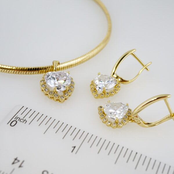 Set de Acero Inoxidable Bañado en Oro 14k - SET043 - Imagen 3
