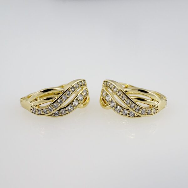 Set de Acero Inoxidable Bañado en Oro 14k - SET046 - Imagen 2