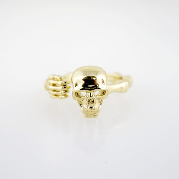 Anillo de Acero Inoxidable Bañado en Oro 14k - RG040