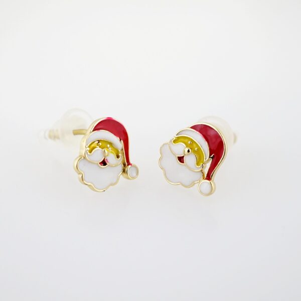 Arete de Acero Bañado en Oro 14k - EA222