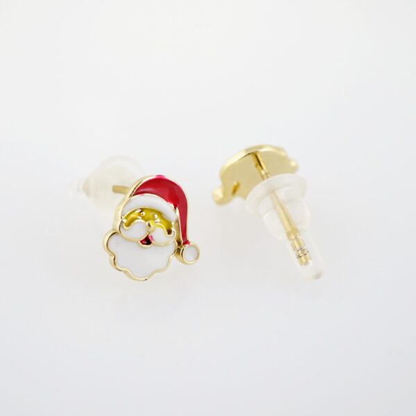 Arete de Acero Bañado en Oro 14k - EA222 - Imagen 2